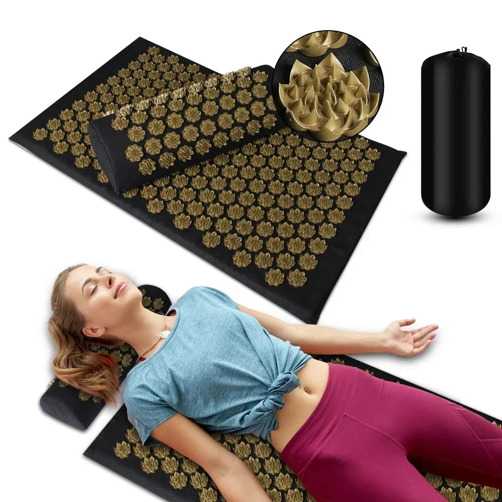 VitaNorth acupressure mat and pillow set for home relaxation