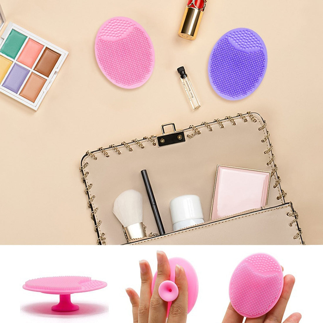 VitaNorth silicone facial cleansing brush for daily skincare