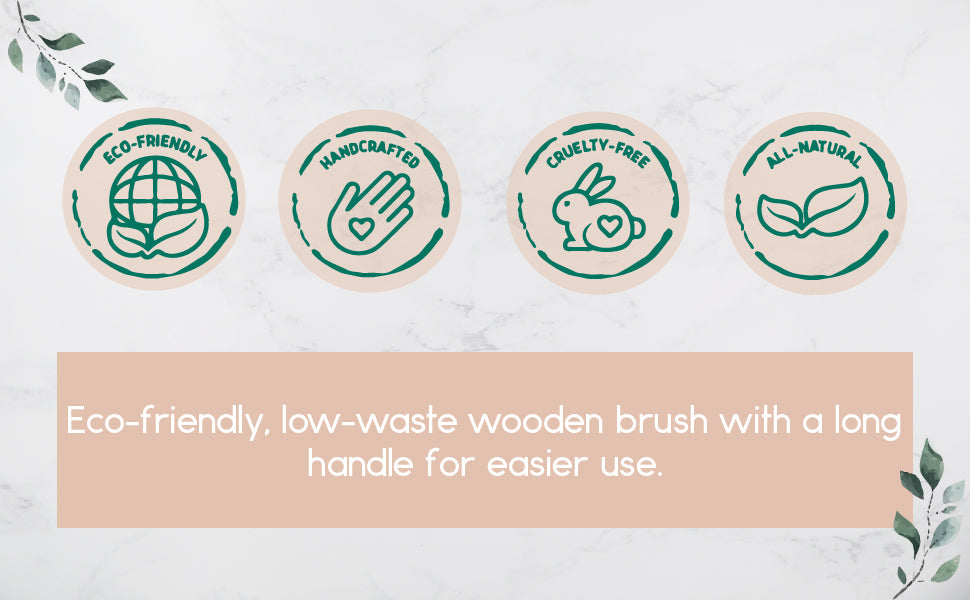 VitaNorth Bath & Body Massage Brush- Exfoliating Shower Scrubber