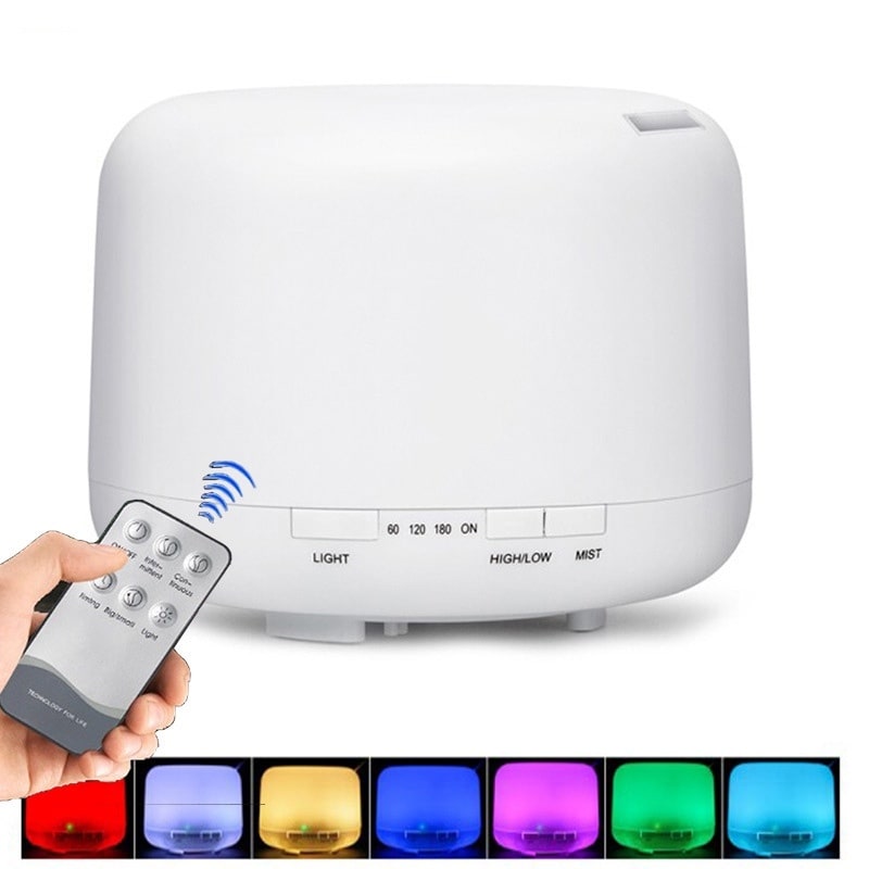 VitaNorth Color Changing Aroma Diffuser- Remote Control & Mood Lighting