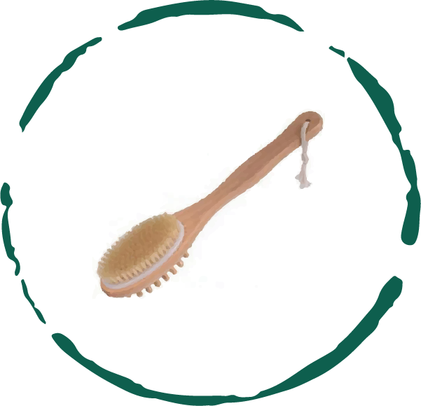 VitaNorth Bath & Body Massage Brush- Exfoliating Shower Scrubber