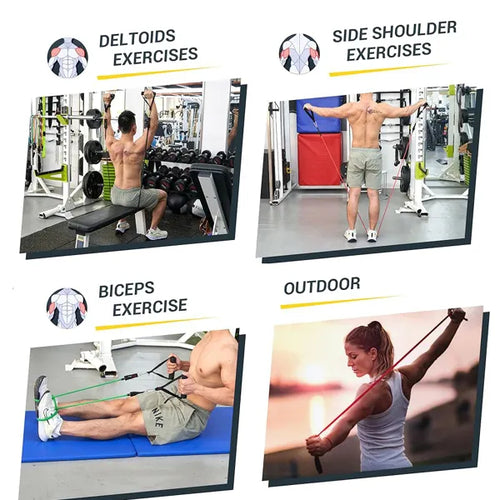 VitaNorth 5-Piece Resistance Band Set — Full Body Strength & Mobility - VitaNorth