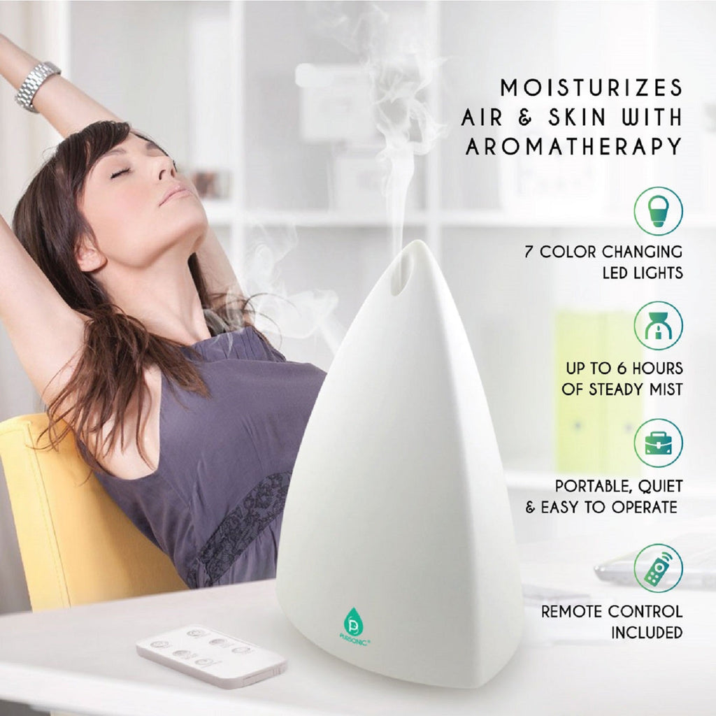 VitaNorth Aroma Essential Oil Diffuser- Ultrasonic Cool Mist Humidifier
