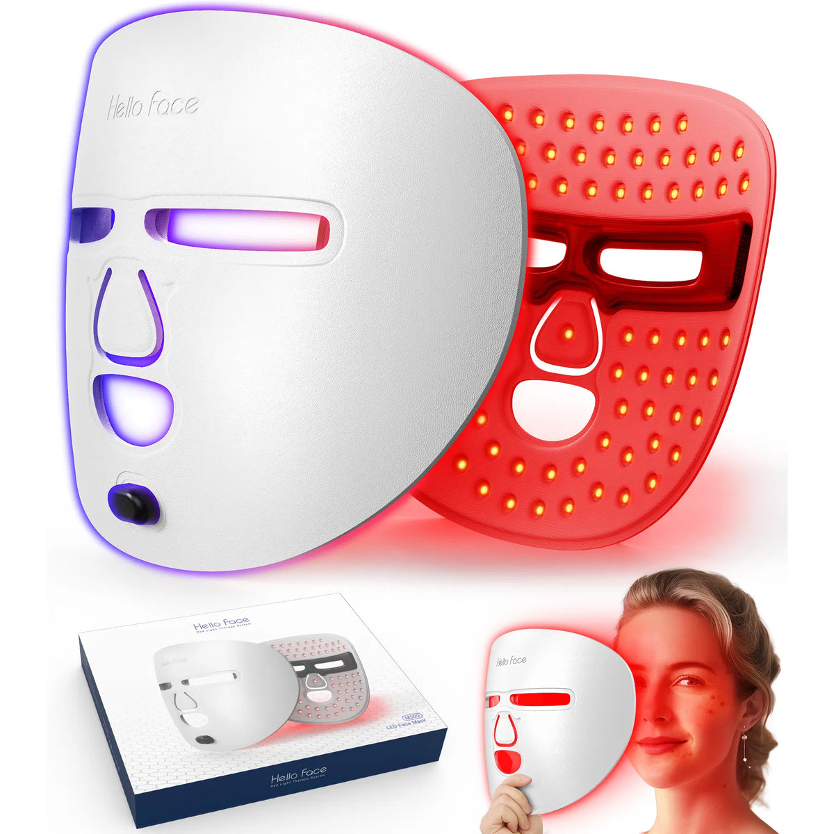 VitaNorth Red Light Therapy Face Mask-Anti Aging Skin Care - VitaNorth