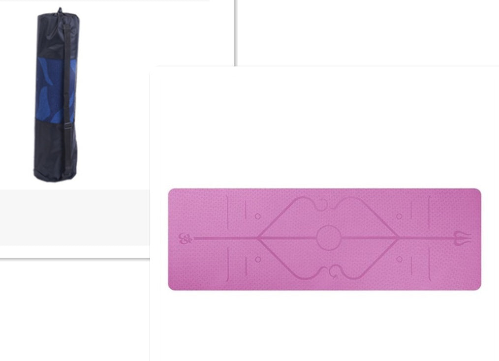 VitaNorth Non-Slip Yoga Mat with Carry Bag — Home Workout & Meditation - VitaNorth