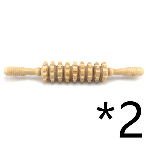 VitaNorth Wood Trigger Point Massage Stick — Muscle Recovery Roller - VitaNorth