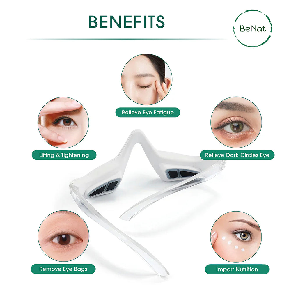 VitaNorth Under-Eye Red Light Therapy Massager-  Skin Rejuvenation and Relaxation