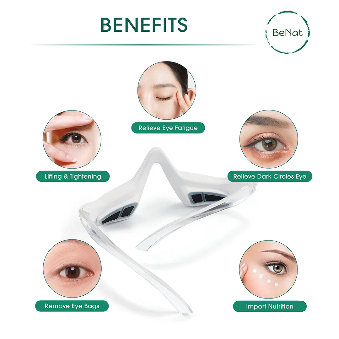 VitaNorth Under-Eye Red Light Therapy Massager-  Skin Rejuvenation and Relaxation